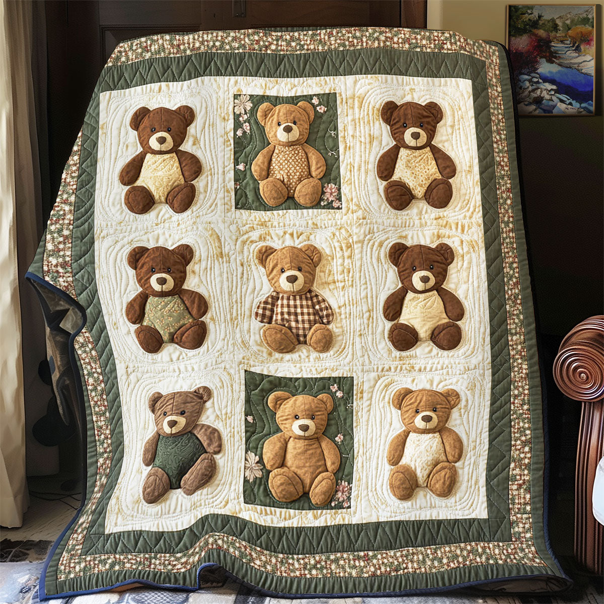 Cozy Bear Hug WY1103006CL Quilt