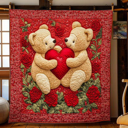 Couple Teddy Bear WY1002041CL Quilt