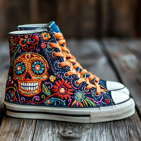 Spirit Skull WN2709068CL Canvas High-Tops