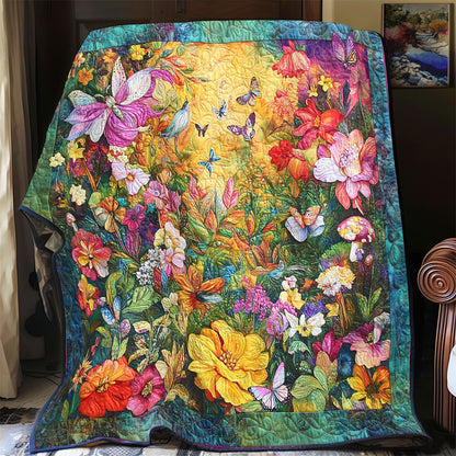 Flower Forest WY2103042CL Quilt