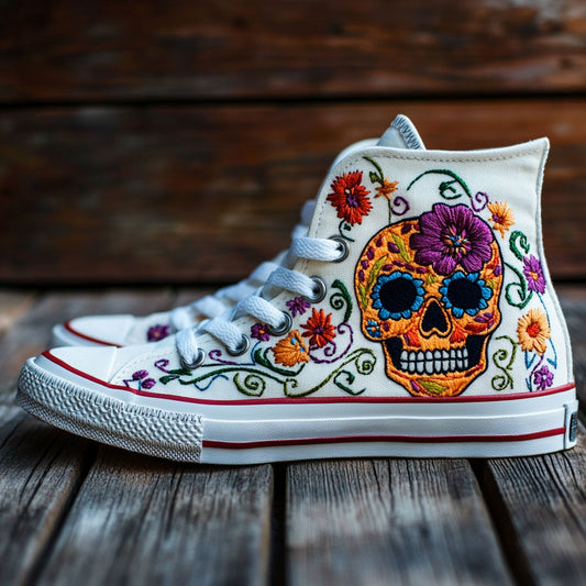 Skull Spirit WN1209027CL Canvas High-Tops