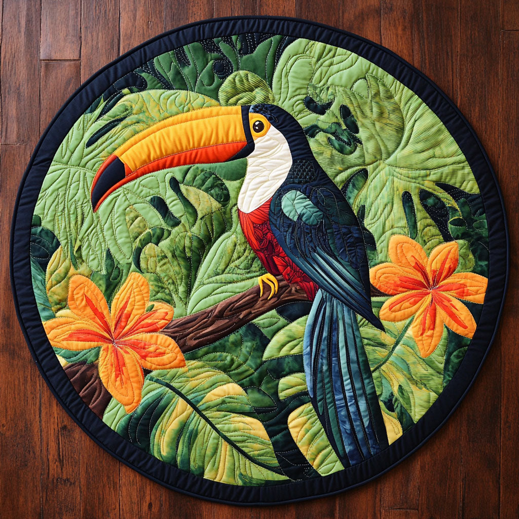 Toucan Dream CM2804052CL Quilted Round Mat