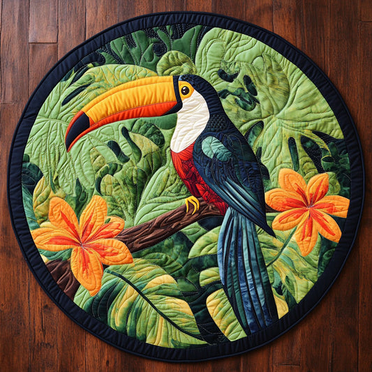 Toucan Dream CM2804052CL Quilted Round Mat
