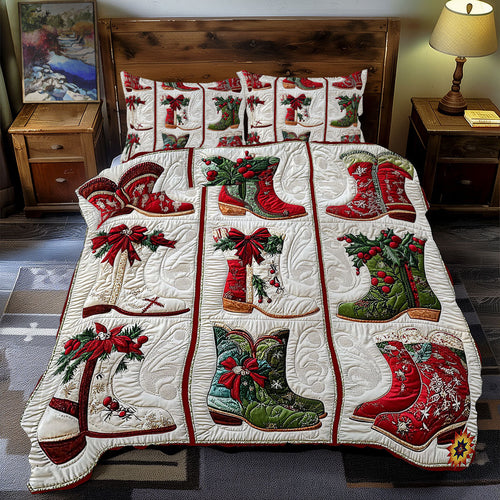 Christmas Boots Collection WY1212038CL Duvet Cover Set