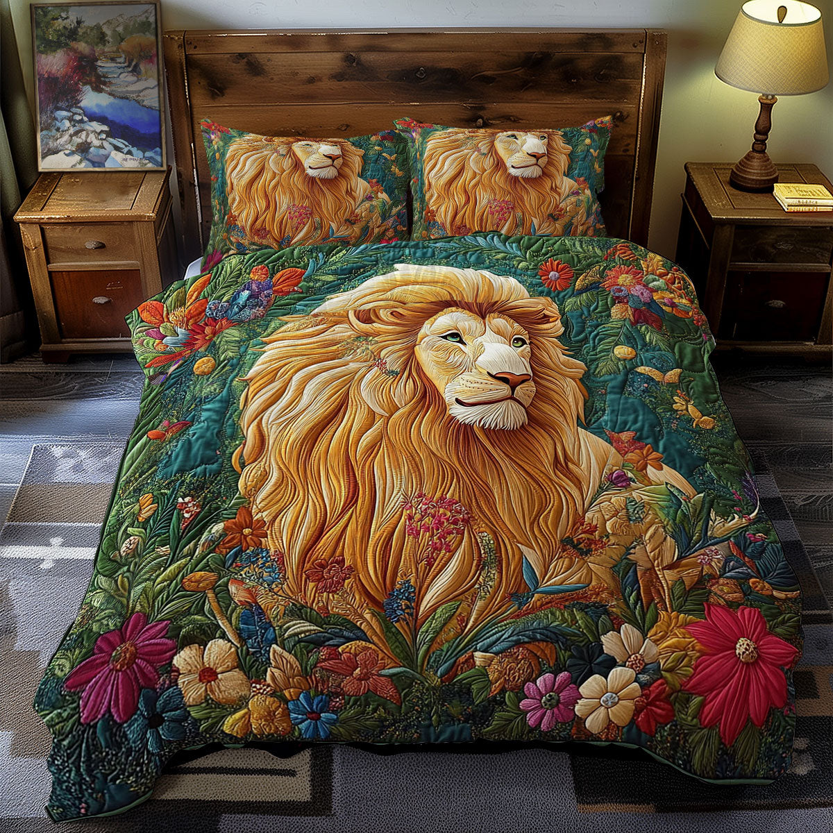 Lion WY2412027CL Duvet Cover Set