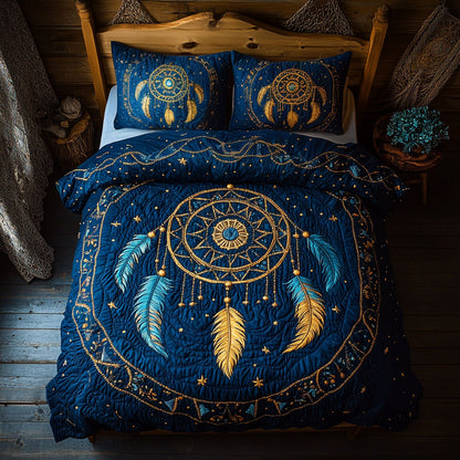 Blue Gold Dream WY0805054CL Duvet Cover Set