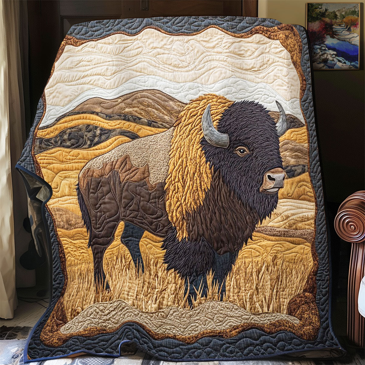 Wild Plains Guardian WY1203022CL Quilt