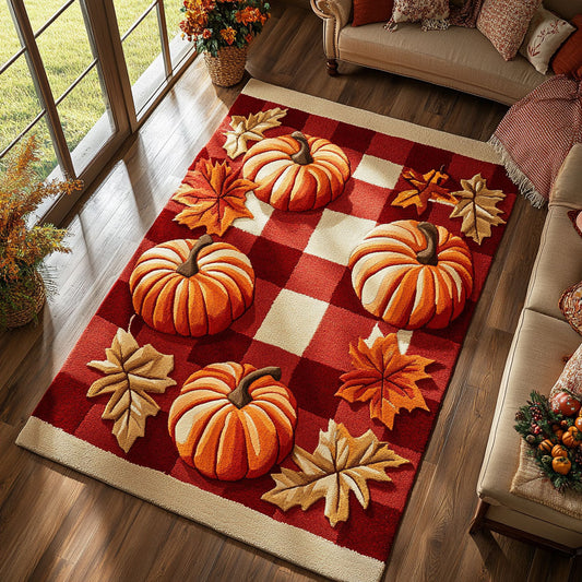 Autumn Pumpkin CW1508044CL Area Rug