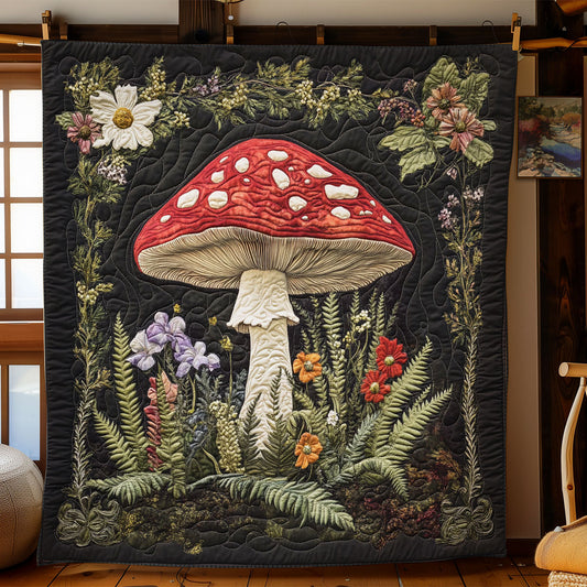 Mushroom Magic WY1203059CL Quilt