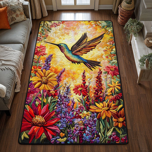 Hummingbird Bloom CW2508021CL Area Rug