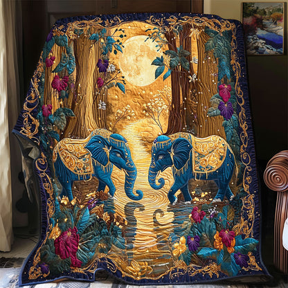 Enchanted Elephant Reverie WY1003013CL Quilt