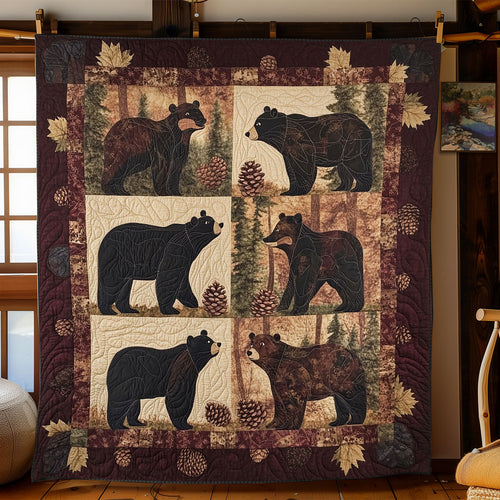 Bear Block WY1703096CL Quilt