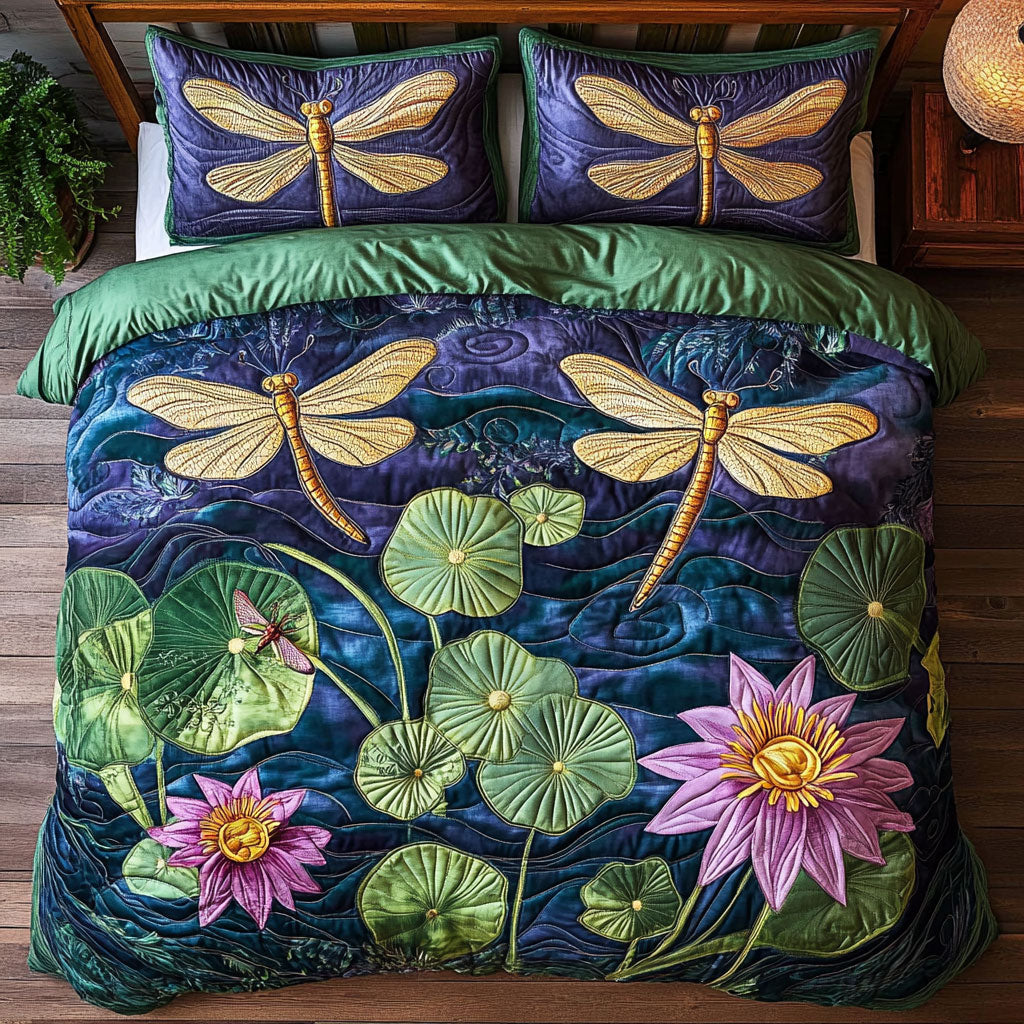 Lily Pond Fantasy WY1306014CL Duvet Cover Set