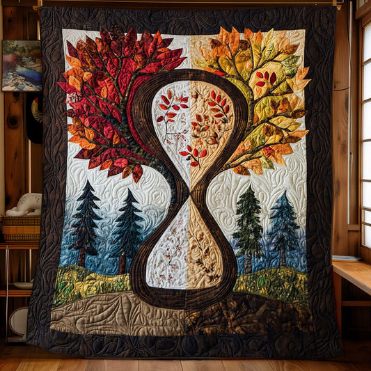 Hourglass In Forest WY1002089CL Quilt