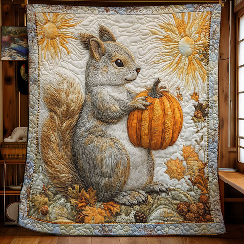 Squirrel Bounty WY1403040CL Quilt