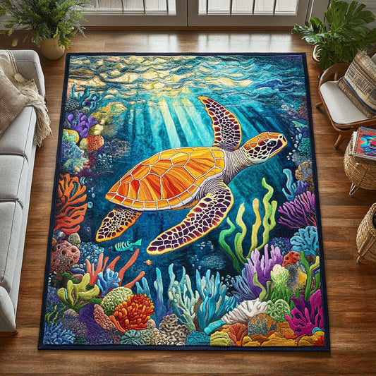 Turtle Glow CW2208066CL Area Rug
