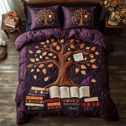Tree of Book CM0304002CL Duvet Cover Set