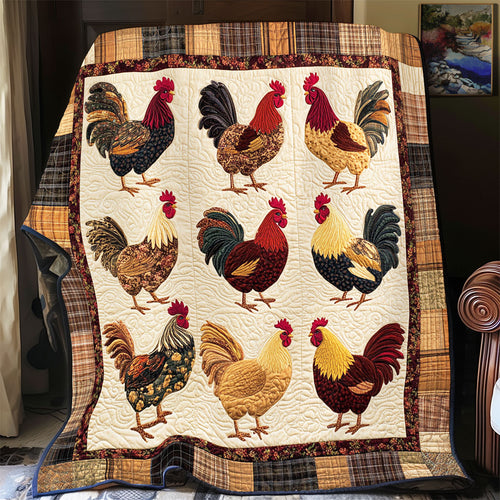 Patchwork Poultry WY1403037CL Quilt