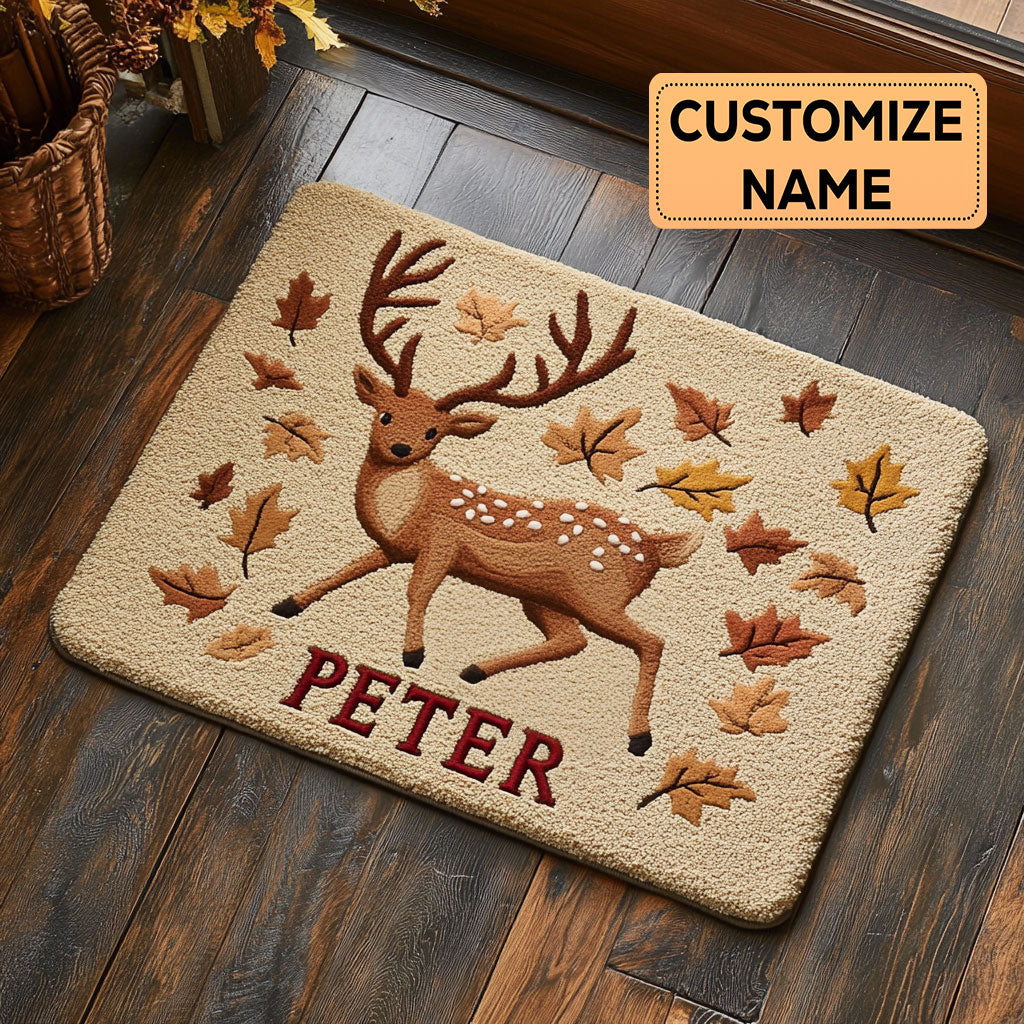 Autumn Walk CP2508046CL Personalized Doormat