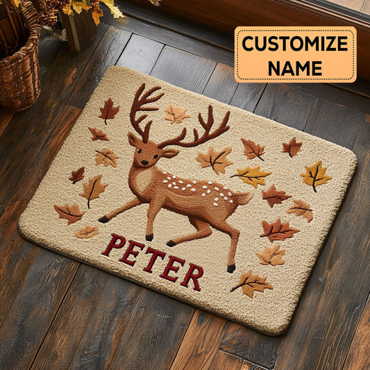 Autumn Walk CP2508046CL Personalized Doormat