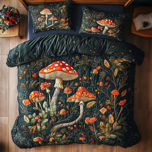 Mystic Mushroom Meadow WY2403111CL Duvet Cover Set