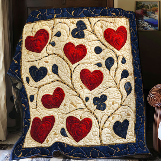 Heart Valentine WY0402025CL Quilt