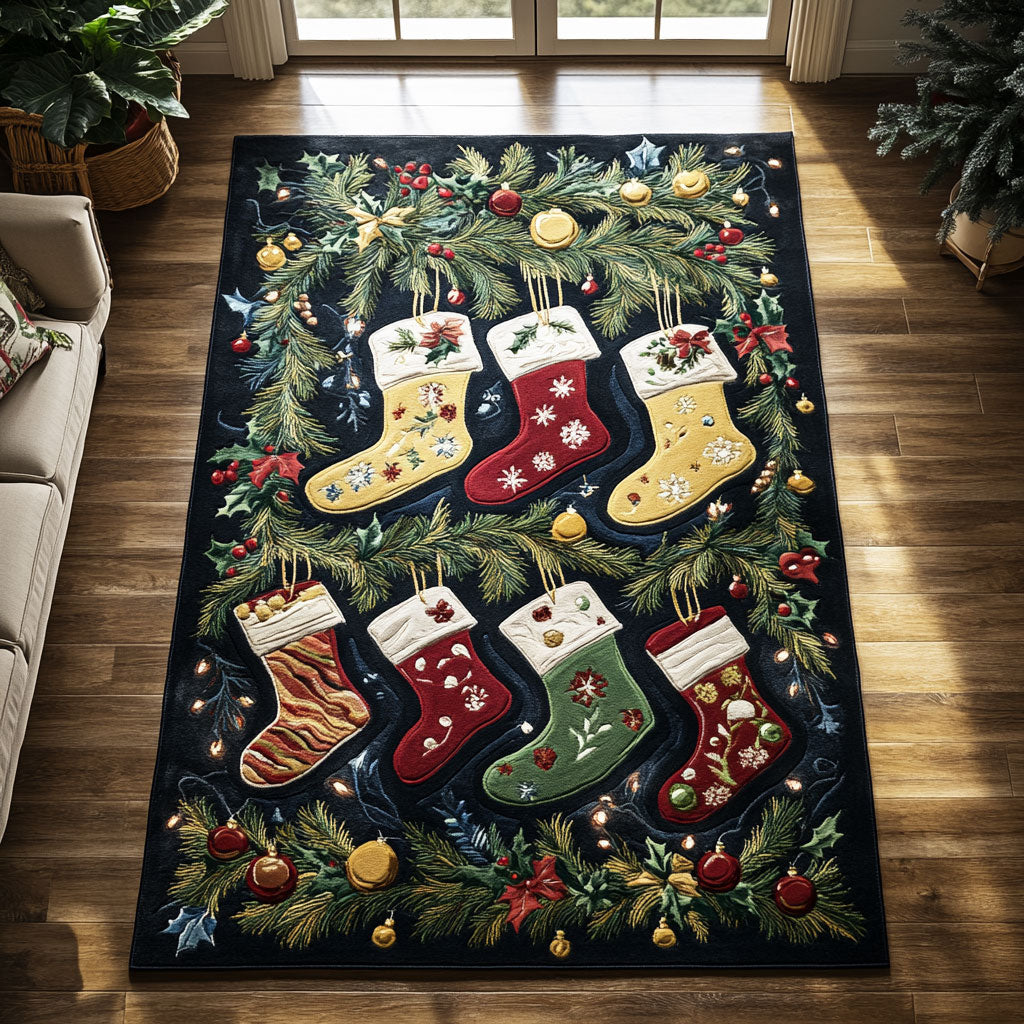 Festive Sock CW2008045CL Area Rug
