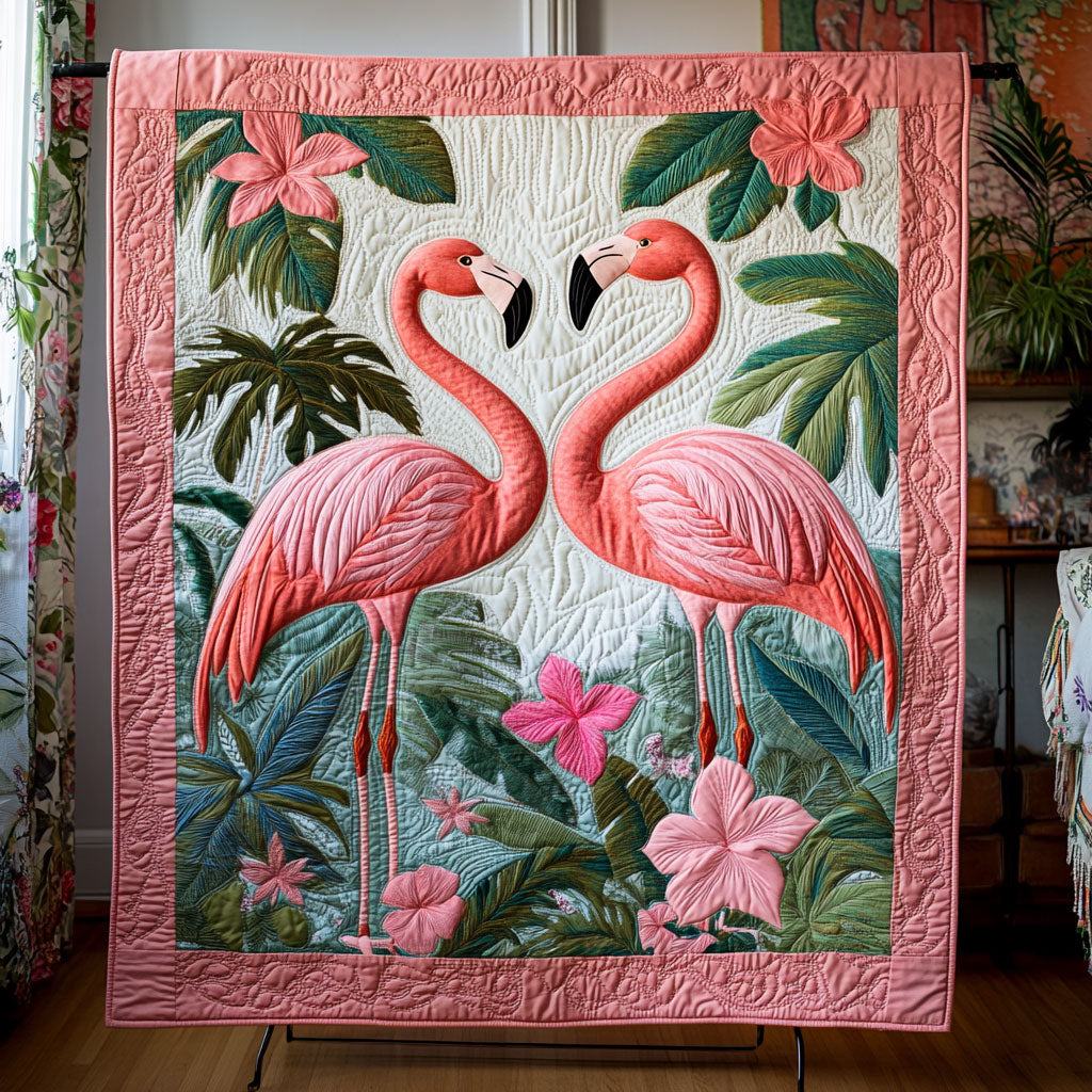 Jungle Lovebirds WY0306046CL Quilt