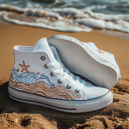 Ocean Breeze WJ0609001CL Canvas High-Tops