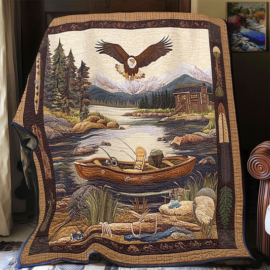 Mountain Fishing WY1803041CL Quilt