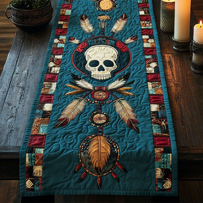 Native Skull CM3005031CL Quilted Table Runner