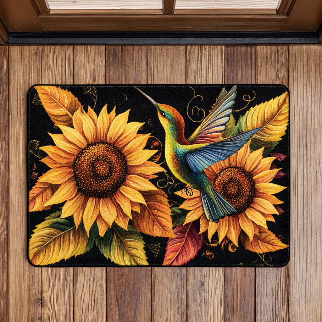 Hummingbird Sunflower CW2008059CL Doormat