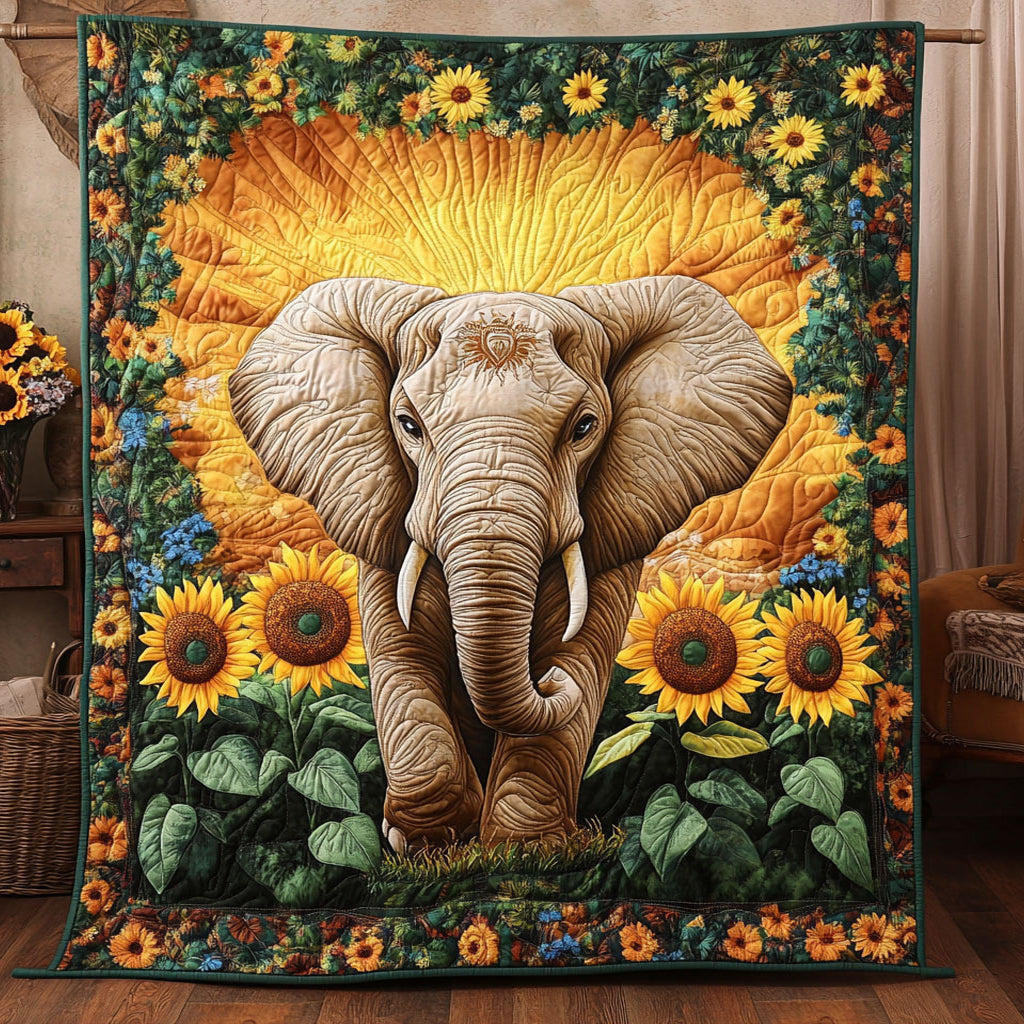 The Sunflower Sentinel WY0906026CL Quilt