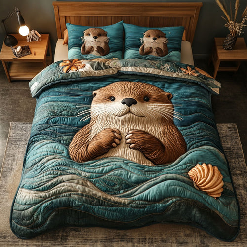 Cute Otter CM0104003CL Duvet Cover Set