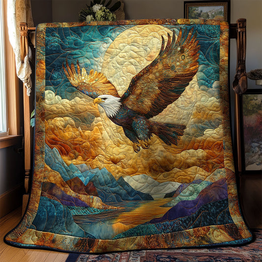 Eagle In Cloud WY1002052CL Quilt