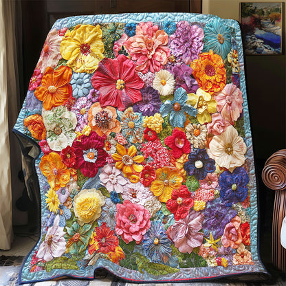 Colorful Flower Garden WY0402006CL Quilt