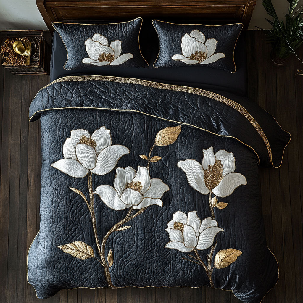 Mystic White Magnolia WY2805011CL Duvet Cover Set