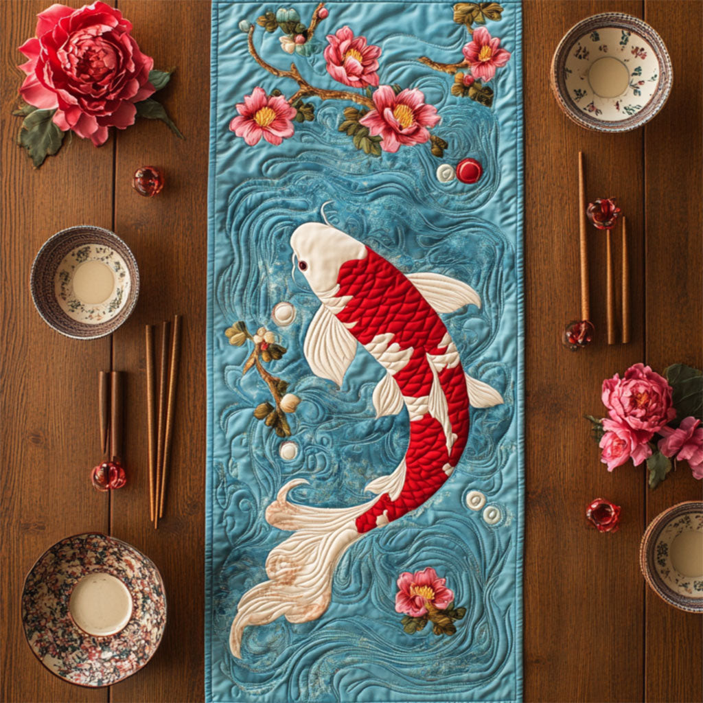 Eternal Swim WY0907050CL Quilted Table Runner