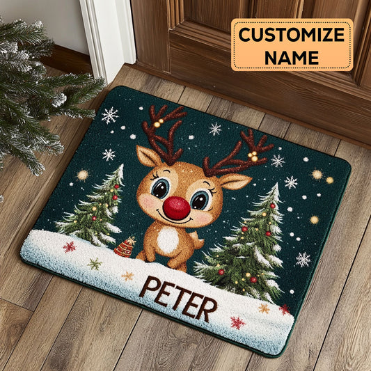 Cozy Winter Nose CP1808008CL Personalized Doormat