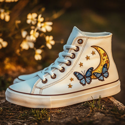 Moonlight Flutter WJ0409001CL Canvas High-Tops