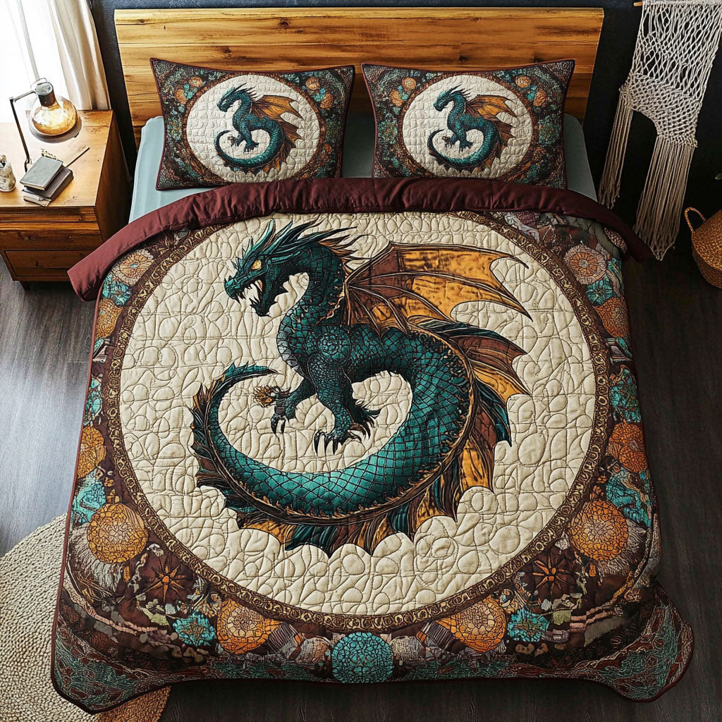 Patchwork Mystic Dragon WY0503061CL Duvet Cover Set