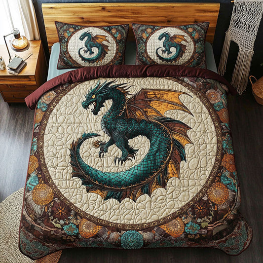 Patchwork Mystic Dragon WY0503061CL Duvet Cover Set