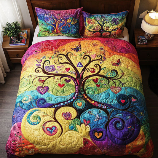 Hippie Colorful Tree WY1902012CL Duvet Cover Set