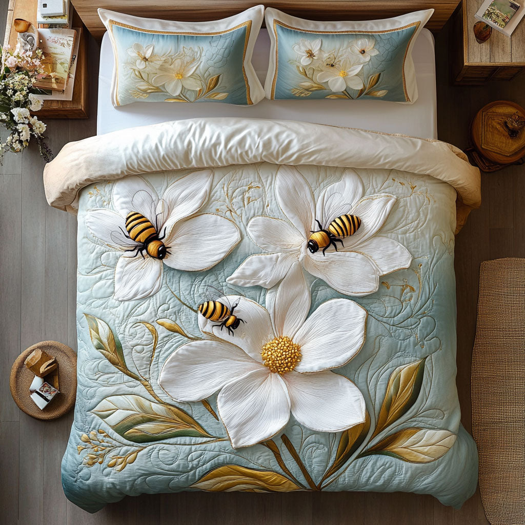 Magnolia Bees WY2003112CL Duvet Cover Set