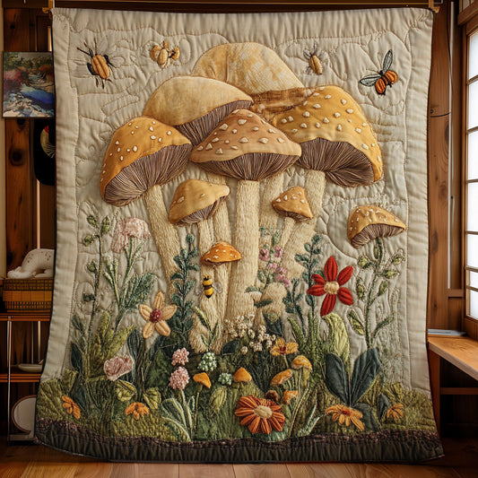 Mushroom Magic WY2403059CL Quilt