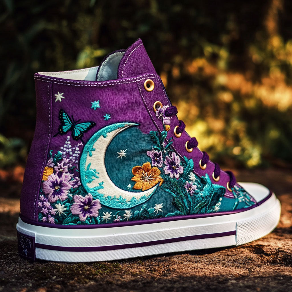 MoonKissed WJ0509028CL Canvas High-Tops