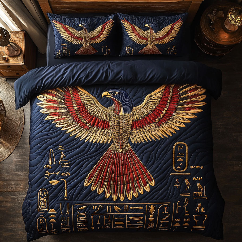 Eagle In Egypt Acient WY0503027CL Duvet Cover Set