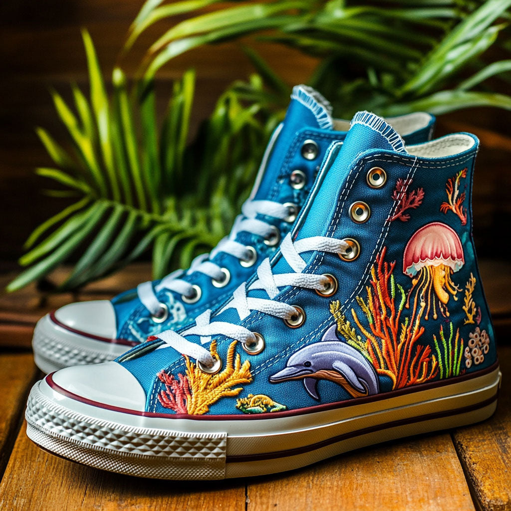 Reef Runners WJ0309018CL Canvas High-Tops