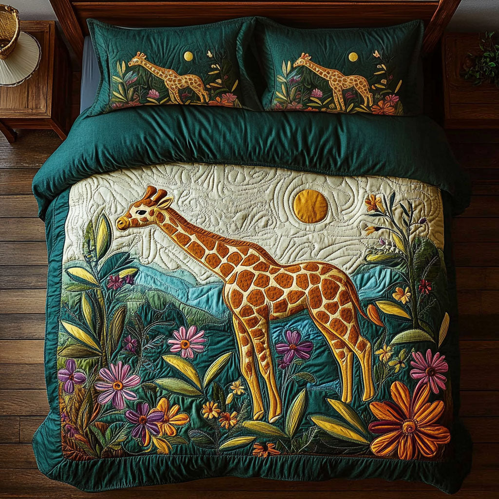 Wildflower Giraffe WY1604048CL Duvet Cover Set