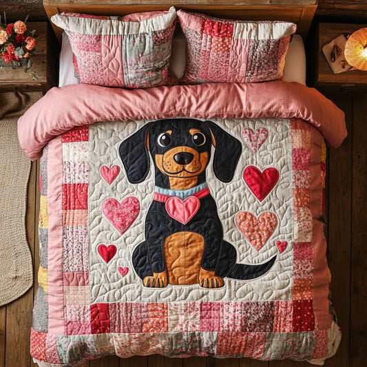 Sweet Dachshund WY0703081CL Duvet Cover Set